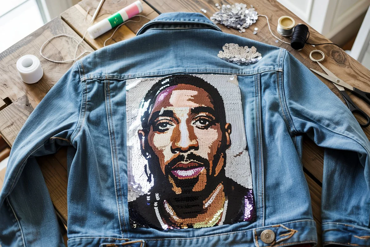 Add a flaire with sequin patches