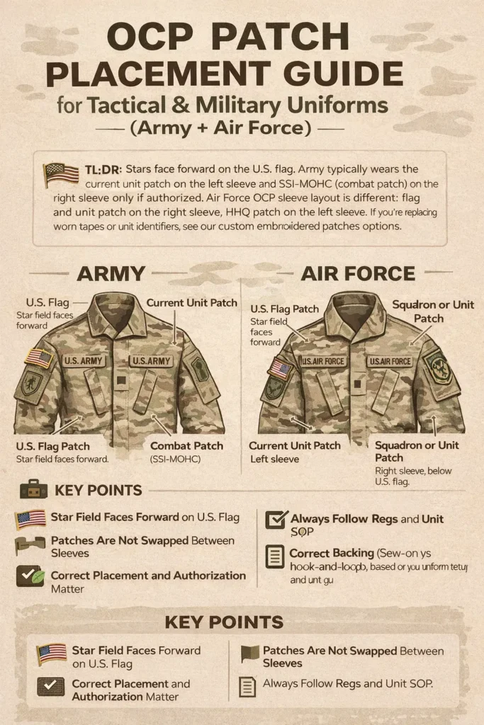 Custom ocp Patches guide Teddypatches