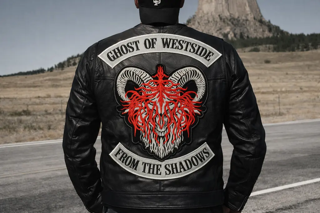 Custom SEW ON Rocker Patch USA FOR Vest