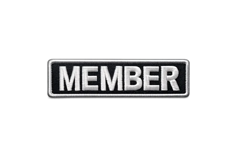 Biker MC Rank Patch Member USA