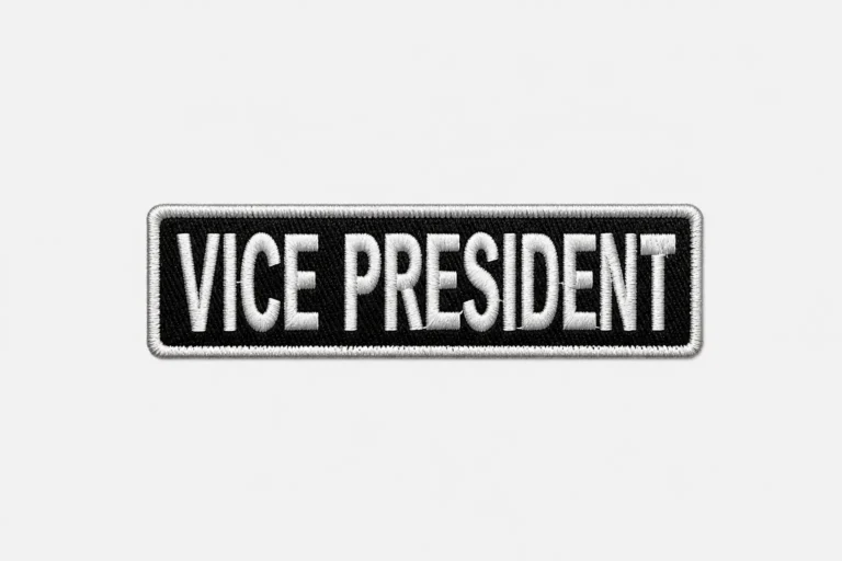 Biker Rank MC Patch v president