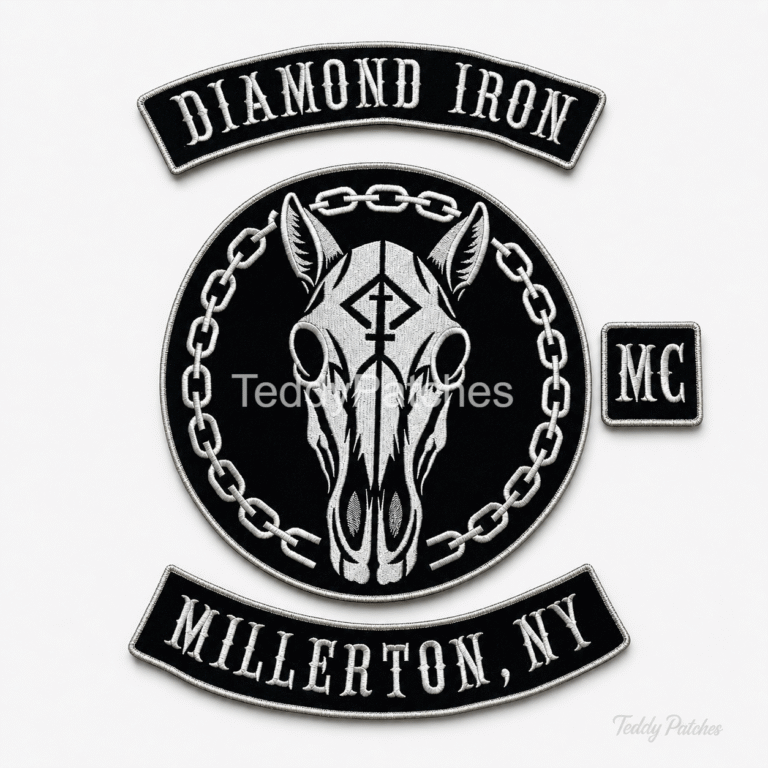 MC Patches set for biker clubs usa