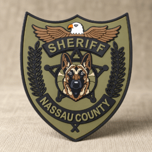 K9 pvc patch for flordia company made by teddypatches 3mm