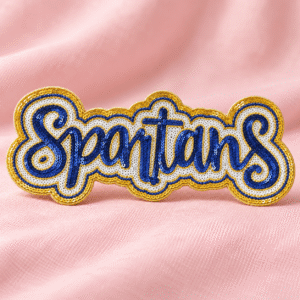 Spartans Blue, White, and Gold Patch-8